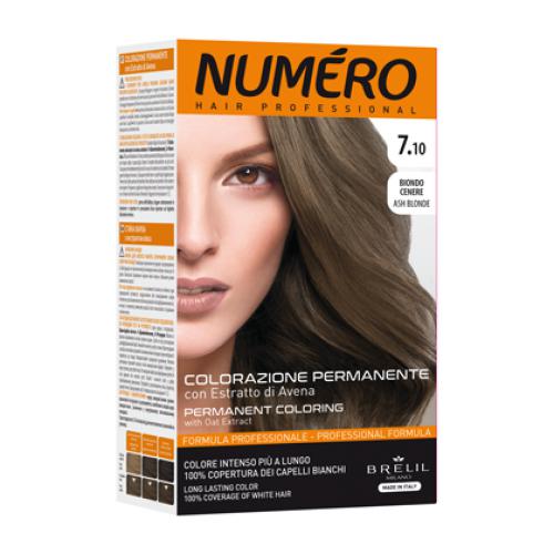 Brelil Numéro barva na vlasy 7.10 Blond popelavá 75ml + 50ml