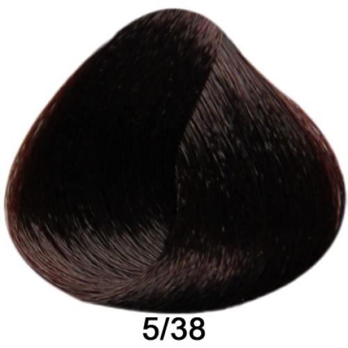 Brelil Prestige barva na vlasy 5/38 Svtle katanov okoldov 100ml