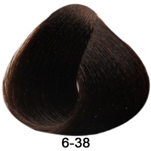 Brelil Essence barva na vlasy bez PPD, resorcinu, amoniaku a paraben 6-38 Tmav blond okoldov 100ml