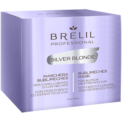 Brelil Silver maska na blond, melírované a šedivé vlasy 220ml - zvìtšit obrázek