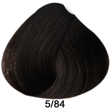 Brelil Prestige barva na vlasy 5/84 Tmavì hnìdá tabáková 100ml - zvìtšit obrázek